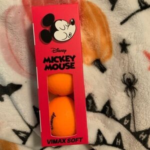 Bright Orange Mickey golf balls